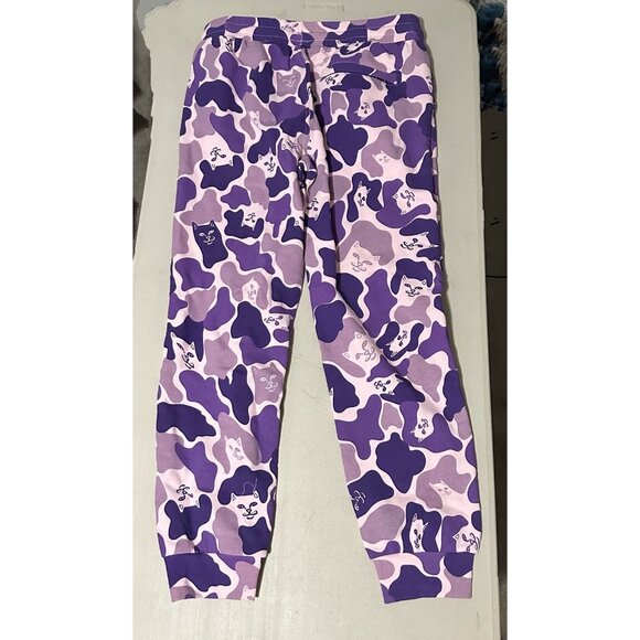 Ripndip invisible camo purple sweatpants large - Picture 2 of 3